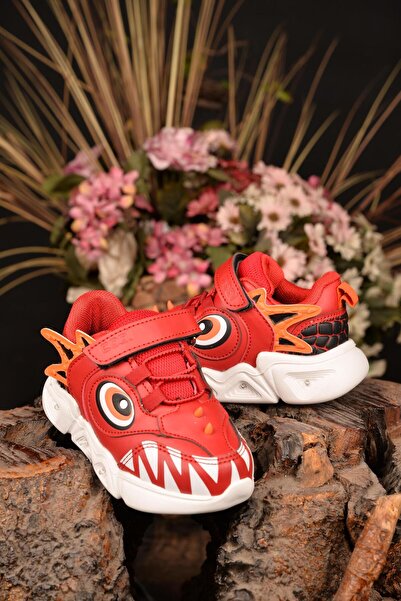 Cool Kids Children's Lighted Winter Waterproof Non-Slip Lightweight Poly Sole Comfortable Skin Leather Sports Shoes