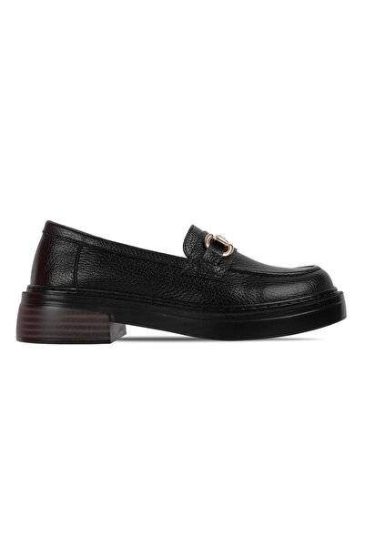 MY DERİ Pantofi casual Loniy pentru femei piele naturală cu cataramă loafers ...