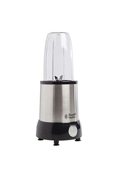 RUSSELL HOBBS 23180-56 Blender Nutri Boost, 700 W, 15 piese, 2 lame din oțel inoxidabil, argintiu/negru