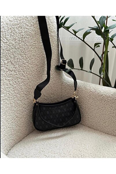 bag حقيبة يد وكتف نسائية منقوشة على شكل باجيت