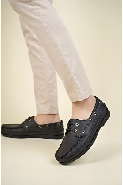 MUGGO Mi̇ller Guaranteed Genuine Leather Men's Daily Classic Casual Shoes