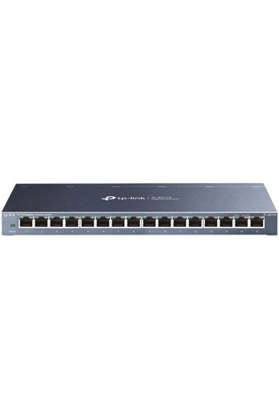 TP-LINK SWITCH 16 Gigabit ports. metal case TL-SG116 (green stamp 2 lei)