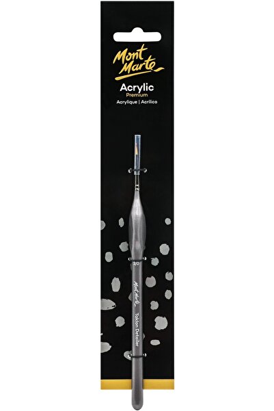 Mont Marte MM Sanatçı Akrilik Boya Fırçası Premium Taklon Detay 2/0