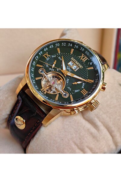 Raymond Star Series Green Dial Automatic Men's Wristwatch