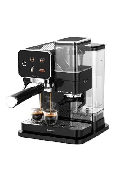 Samus Espressor Flavour 20, 1350 W, 20 bari, Touch Control, Rezervor de apa 0.9 l, Rasnita 115 g