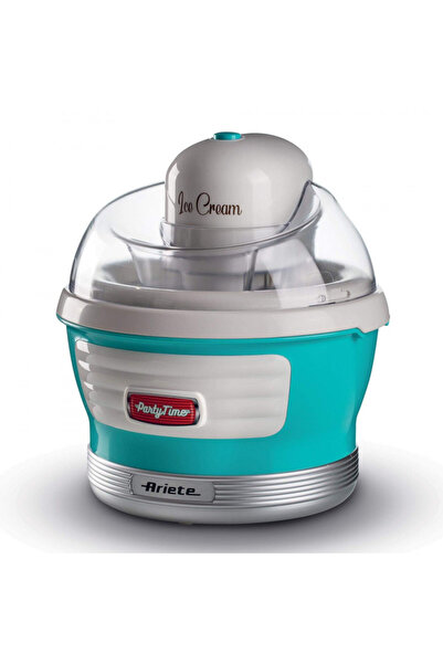 ARIETE Ice cream maker PARTY TIME 0643/01, 12W, 1.5 l, 30 min, Removable bowl, Turquoise