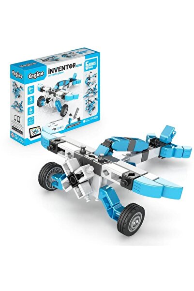 Engino Joc Inventator Mecanica Avion Acrobatic cu 5 model