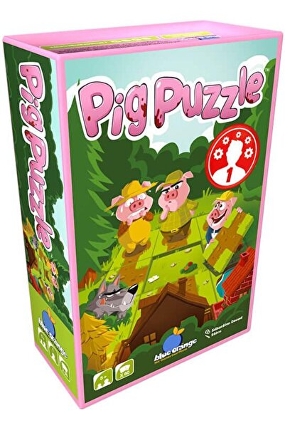 Blue Orange Pig Puzzle