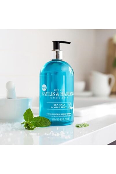 Baylis & Harding غسول اليدين المميز ٥٠٠ مل - ملح البحر والنعناع البري