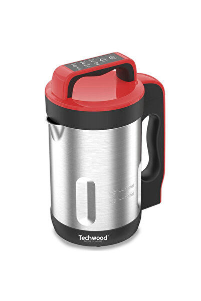 Techwood Blender pentru supă TSM-1655, 1000W, 6 programe, 1,6 L, Inox/roșu