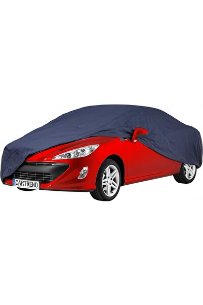 TORONTO غطاء سيارة بوليستر مقاس متوسط لسيارة فولكس فاجن جولف - أزرق، مقاوم لل...