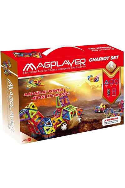 Magplayer Joc de constructie magnetic - 40 piese