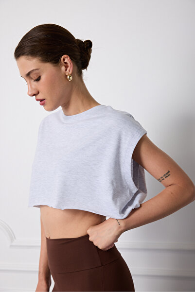 Beyyoglu Baskılı Crop Tshirt