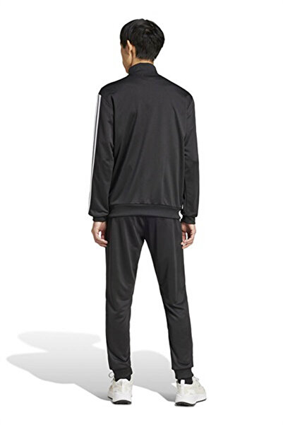 adidas M 3S Fl Tt Black Men's Top and Bottom Set Jı8878