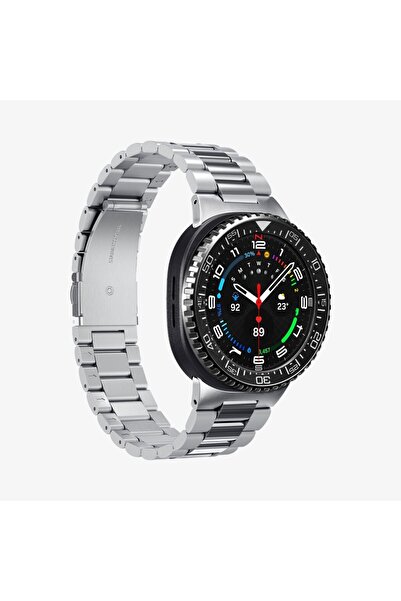 Spigen Galaxy Watch 8 Classic (46mm) Case Protective Bezel Tune Diver Stainless Steel Black - Acs10014
