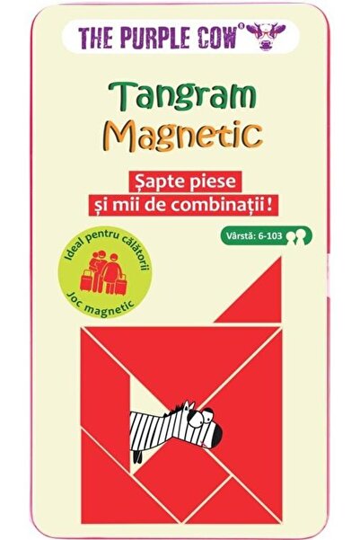Purple Cow Joc Tangram Magnetic. Sapte piese si mii de combin