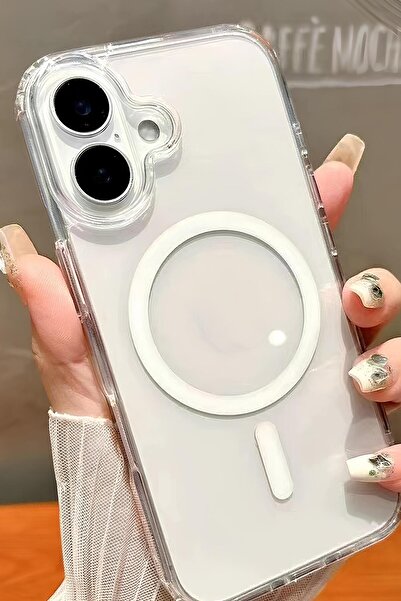 Nezih Case Apple iPhone 17 Uyumlu Magsafe Wireless Kablosuz Şarj Destekli Şef...