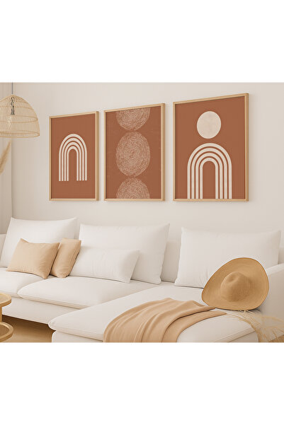 VOBA STORE SET DE TABLĂ MDF CU CADRU BOHEM DE 3 PIESE 88