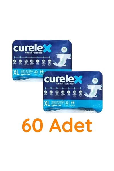Curelex Yetişkin Hasta Bezi XL 60'lı