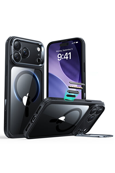 ESR Apple iPhone 17 Pro Classic Hybrid Magsafe Standlı Kılıf - Kamera Kontrol...