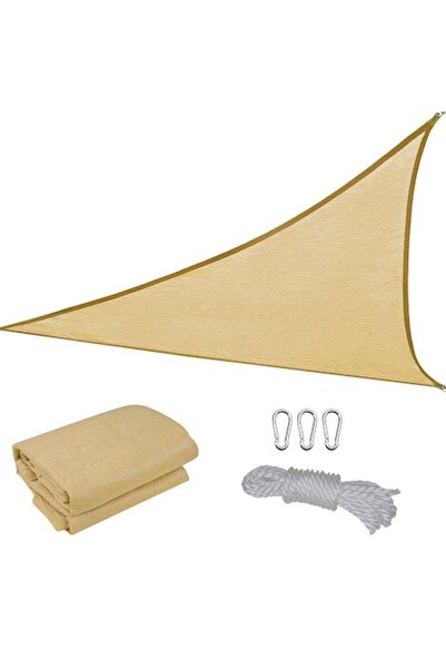 Dali Parasolar, model triunghiular, latură de 3 m, material textil HDPE, inel...