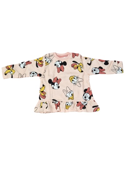 Minnie Mouse Children's long-sleeved pajamas, multicolor, 100% cotton,