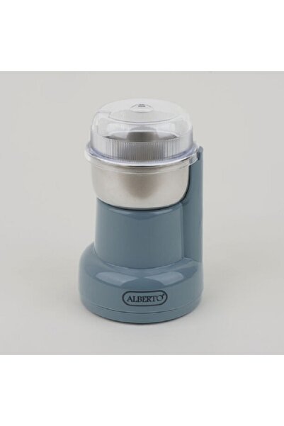 Alberto مطحنة قهوة من الفولاذ المقاوم للصدأ 50 جرام، 200 واط، رمادي فاتح