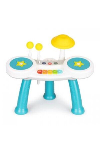huanger Musical Table with Piano and Drums for Kids HE0525