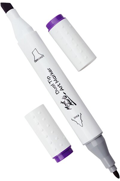 Mont Marte Mm Marker Dual Tip Art Marker Premium - Light Violet 82