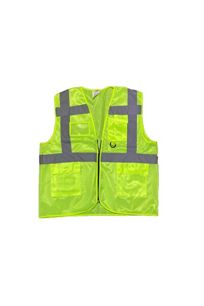 Sedef Mühendis Tip Fosforlu Yelek Sarı