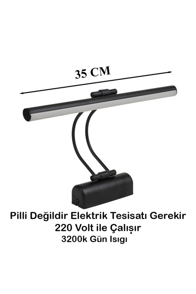 Merwish Flute Sconce 35 cm Led Wall Lamp 3200K Daylight