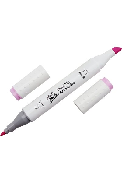 Mont Marte قلم فني مزدوج الطرف من إم إم ماركر - وردي فاتح 138