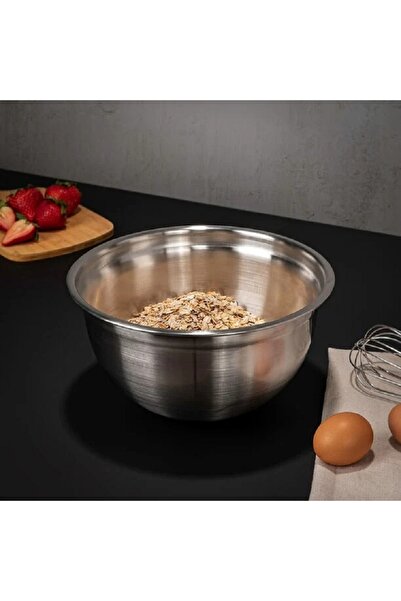 ORIAN وعاء خلط من الفولاذ المقاوم للصدأ بقطر 25 سم