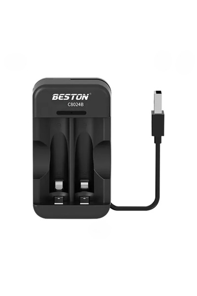 Beston شاحن USB لبطاريتين AA أو AAA