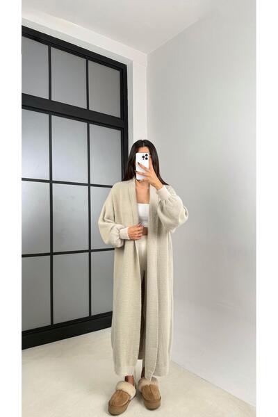 Gaus Mink Long Oversize Knit Cardigan Gaus-00157