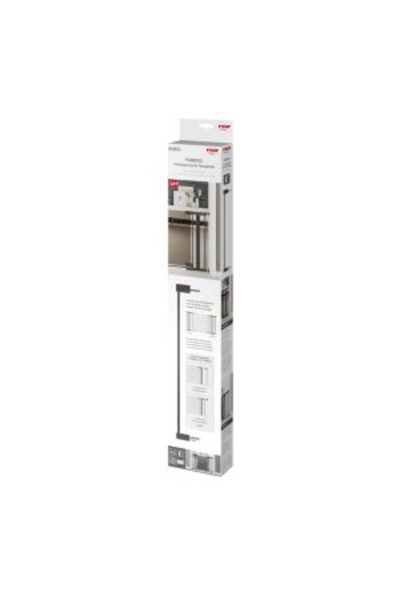reer Set 2 Extensions 7 cm for Safety Gates DesignLine Puristic, Anthracite Grey Metal, 46041