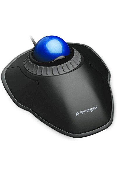 KENSINGTON Orbit Trackball Kablolu Ergonomik Fare Kaydırma Halkalı Siyah/Mavi...