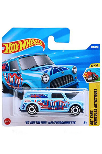 HOT WHEELS '67 Austin Mini Van - Mavi (1/64) 2025 Serisi