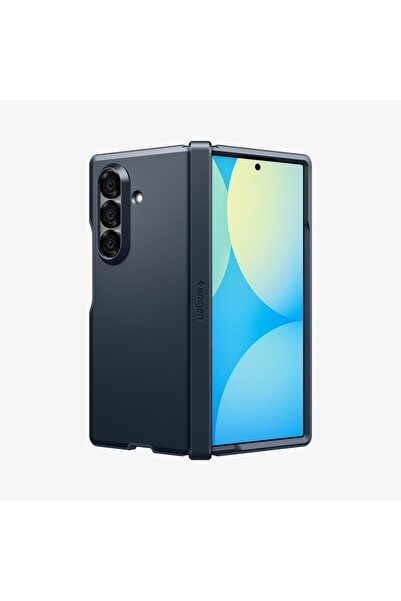 Spigen Galaxy Z Fold 7 Kılıf Tough Armor Pro MagFit Metal Slate Çift Katman K...