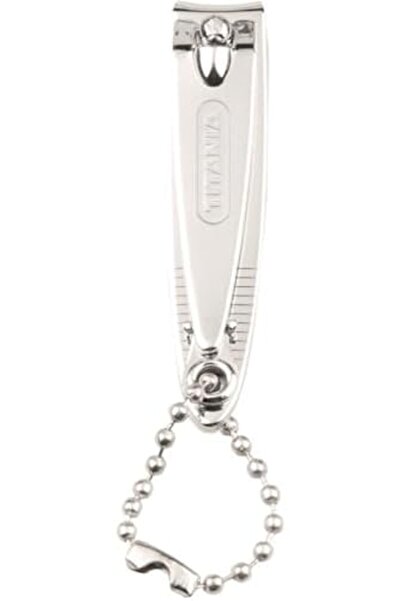 TİTANİA مقص أظافر صغير مع سلسلة