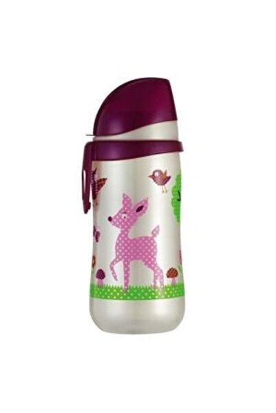 Nip First Cup Girl Drinking Cup, Anti-Spill Silicone Drinking Adapter, Attachment Clip, 330 ml, From 12