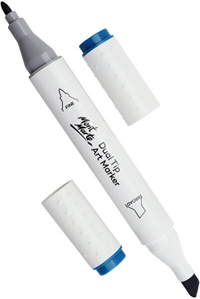 Mont Marte MM Marker Dual-Tip Art Marker Premium - Marine Blue 62