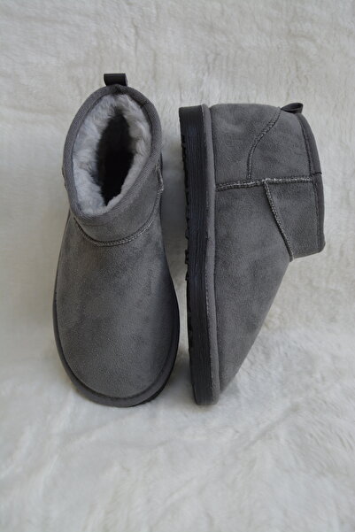 M Miel Kadın Süet Bot İçi Kürklü Bot&Bootie
