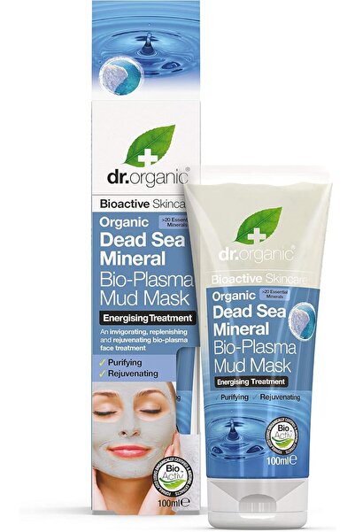 Dr. Organic قناع طين البحر الميت المعدني من بيو-بلازما