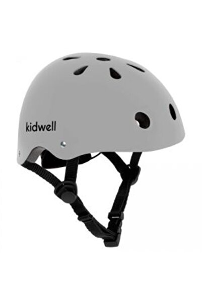 Kidwell ORIX II Protective Helmet for Kids, Size M 52-56 cm - Grey Mat