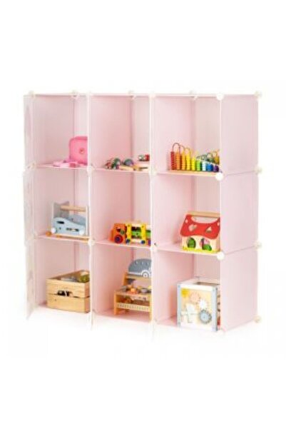 Mercaton Modular Rack with 9 Compartments for Children's Room Ecotoys 09E