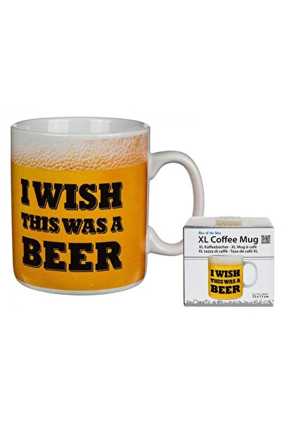 Out of The Blue KG Cana XL cu mesaj: I wish this was a beer