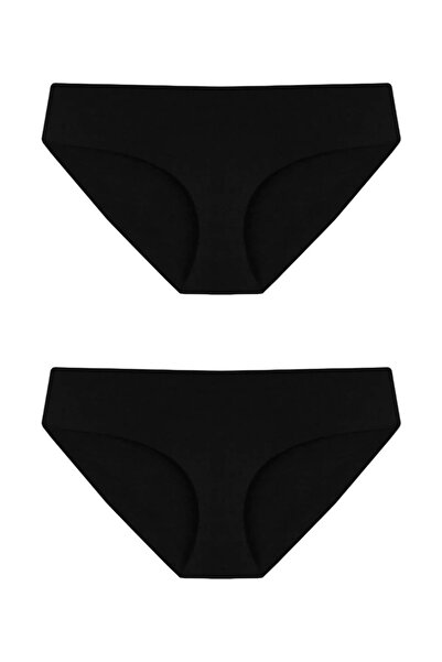 Ladytime 2-Pack Women's Seamless Laser Cut Bikini Panties – No Trace, No Show Comfortable Underwear - 301