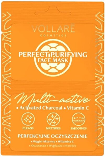 Vollare Perfect Face Purifying Mask 5ml, 2 Pieces, All Skin Types