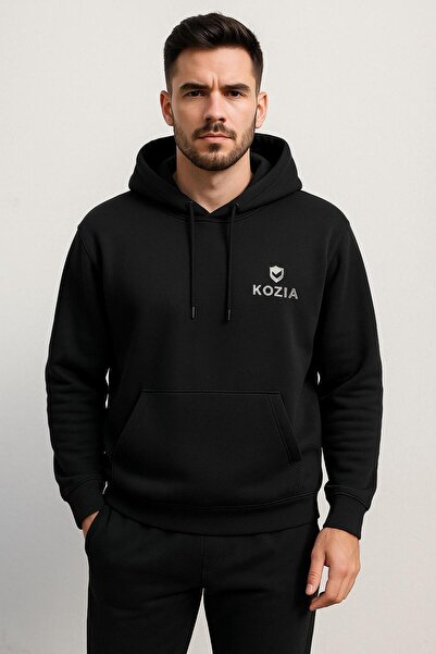 KOZİA OUTDOORS سويت شيرت أصلي مطبوع عليه كوزيا كبير الحجم للجنسين